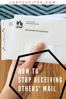Still receiving mail from past residents? Let me show you how to stop this unwanted mail, it's fast and easy. #nomad #milblogger #airforcewife