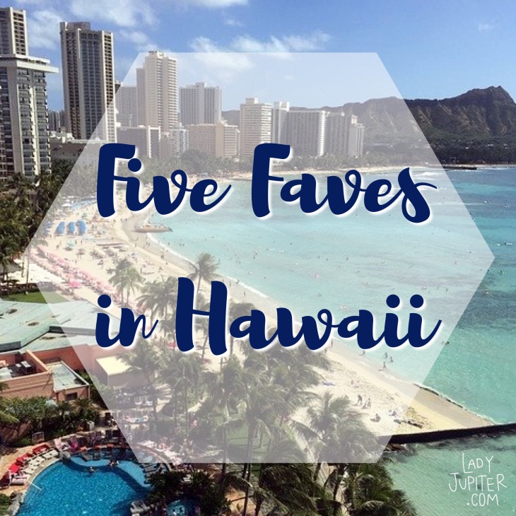 Time to talk about my five favorite things in Hawaii, on Oahu. These favorites are mostly in Waikiki - a must-read list if you're headed there soon. #fivefaves #hawaii #oahu