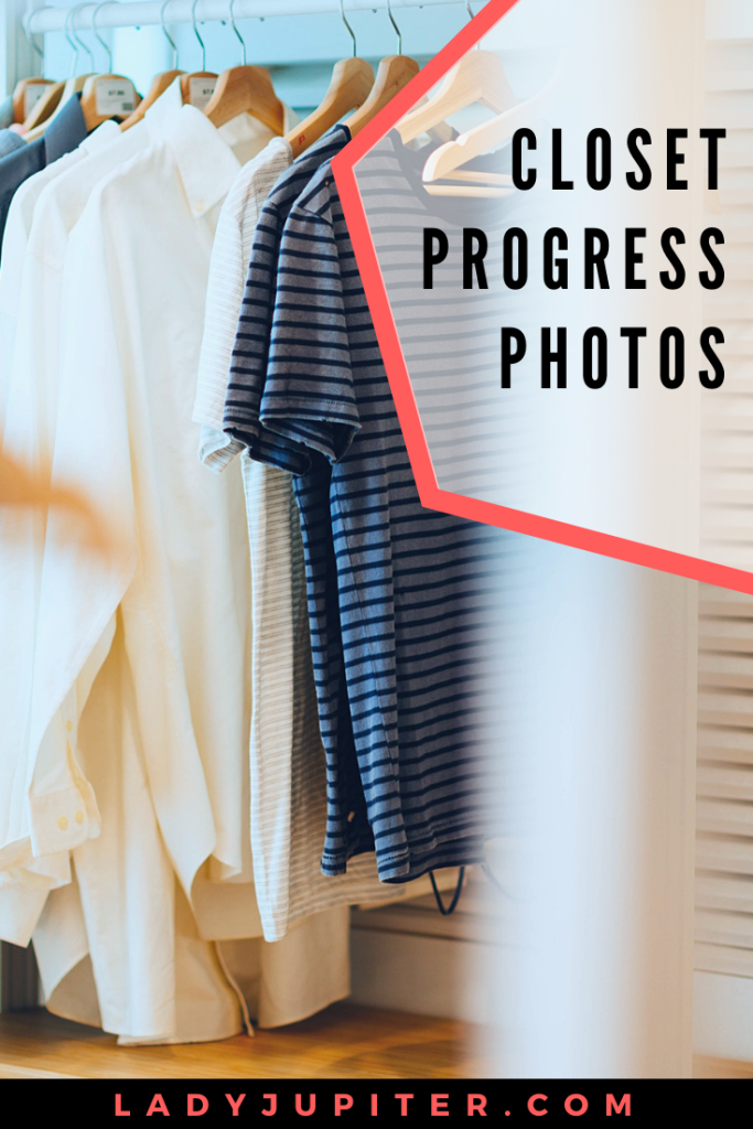 Closet progress photos as I embrace the minimalism of uniform dressing - this is going to take a while. #progressphotos #minimalism