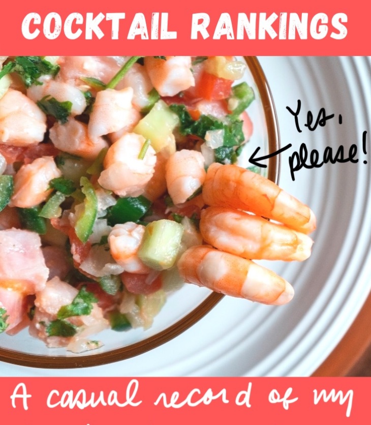 Ceviche & shrimp cocktail rankings! This post is where I share a photo and a quick review just for fun. #LadyJupiter #foodblogging #PublicNote #ceviche #shrimpcocktail
