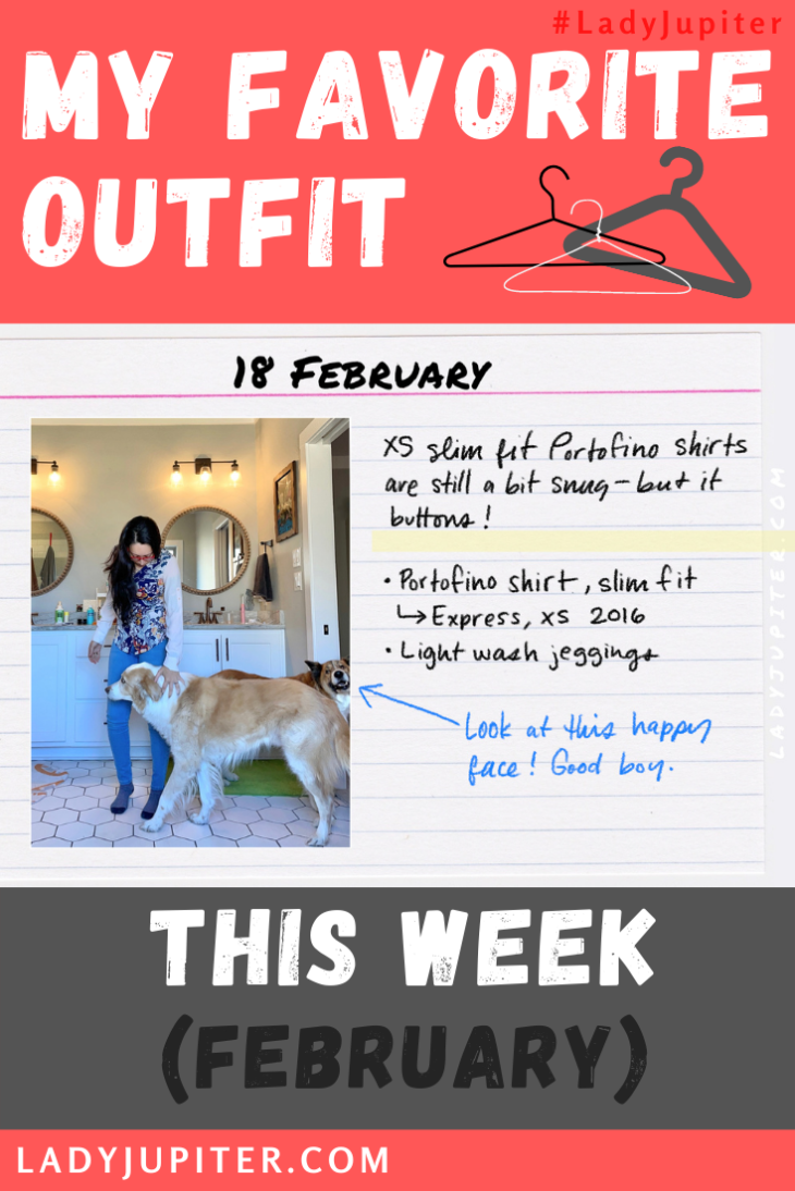 Outfits of the Day, Q1! Here's what I wore this quarter. I'm a recovering perfectionist and here's what I like to wear. #LadyJupiter #OOTD #DailyOutfits #February