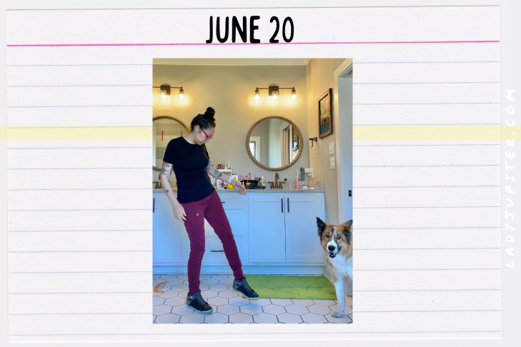 Outfits of the Day, Q2! Here's what I wore this quarter. I was recently diagnosed with ADHD and this is my very first quarter with medication. #LadyJupiter #OOTD #DailyOutfits #June #Q2 #ADHD #WomenWithADHD